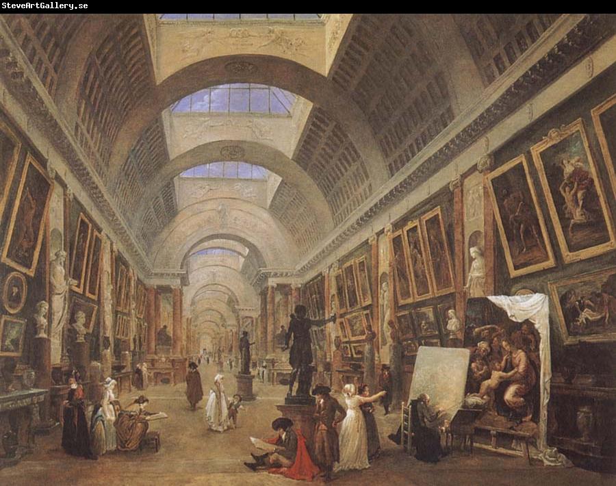 ROBERT, Hubert Design for the Grande Galerie in the Louvre